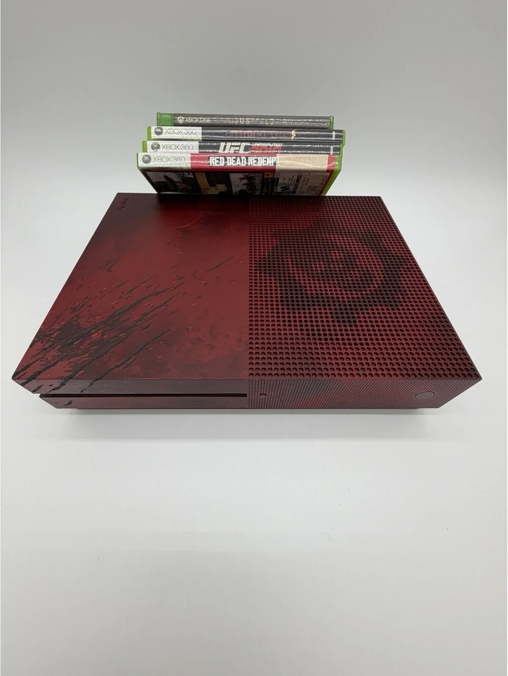 Microsoft Xbox One S Gears of War 4 Limited Edition 2 TB Crimson Red Console